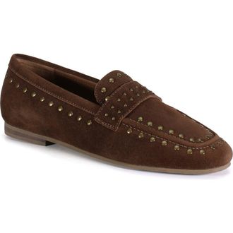 Diba CAN YON Suede Slip On Loafer in Chocolate at Nordstrom, Size 8.5
