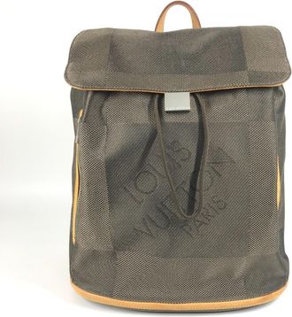 Louis Vuitton Khaki Sable Damier Geant Canvas Backpack (Pre-Owned)