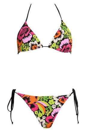 Rip Curl Carioca Slider Triangle Bikini Top in Bloom at Nordstrom, Size Medium