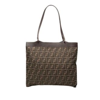 Fendi Pre-owned Tote Bags, female, Brown, Size: ONE SIZE Pre-owned Vintage Tote Bag
