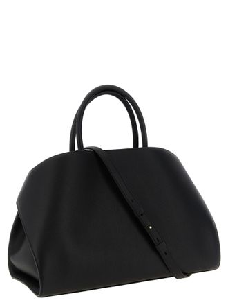 Ferragamo Calfskin Leather Top Handle Bag - Black