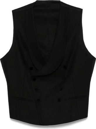 Tagliatore Gilet in cotone - Nero