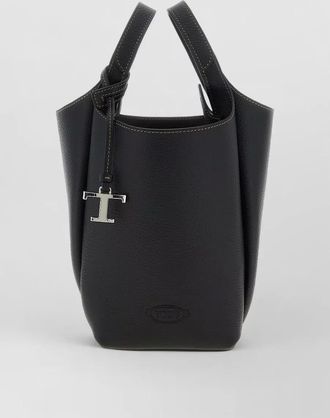 Tod's t timeless mini leather bucket bag