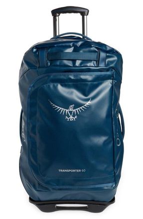 Osprey Transporter 60-Liter Wheeled Duffle Bag in Venturi Blue at Nordstrom