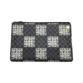 Louis Vuitton Pre-owned Pochette - Heren - Pre-owned - Grijs - Maat: ONE Size