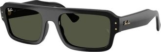 Ray-Ban Flacko Rb 4454 Zonnebril - unisex - Zonnebrillen - Zwart - 56 MM - Accessoires