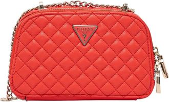 Guess Rianee Crossbody Bag - Dames - Schoudertassen - Rood - ONE Size - Polyester - Tassen