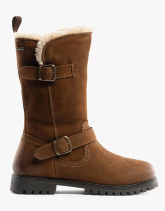 Hush Puppies Womens Hush Puppies WINNIE Womens Boots Tan - Brown - Size: 4