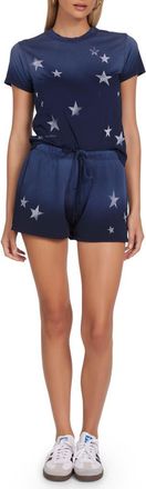 Lauren Moshi Ursula Vintage Stars Top in Navy Ombre at Nordstrom, Size X-Large