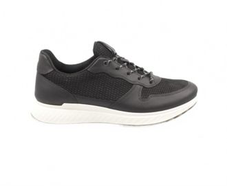Ecco Mens St1 Sneaker In Black