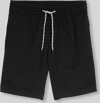 Tom Tailor Denim Regular Fit Sweatshorts aus reiner Baumwolle in Black, Gr&ouml;&szlig;e XXL