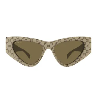 Gucci Sunglasses Gg2019 S 005 Beige/Brown Woman
