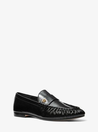 Michael Kors Jennings Crinkled Leather Loafer