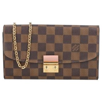 Louis Vuitton Pre-owned Clutches, female, Brown, Size: ONE SIZE Pre-owned Croisette Shoulder Bag