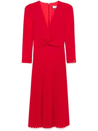 Nissa Abito midi con scollo a V - Rosso