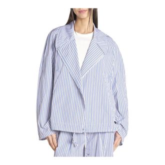 JEJIA Dames, Jassen, Blauw, Maat: 2XS Katoen
