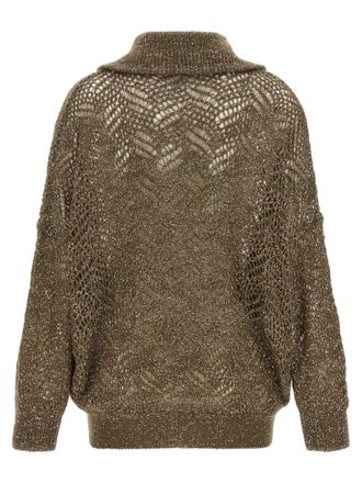 Brunello Cucinelli Womens Brown Polyamide Cardigan Clothing