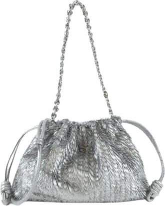 Loewe Pre-owned Borsa a Secchiello Media in Pelle di Vitello - - Pre-owned - Donna - Grigio - ONE SIZE