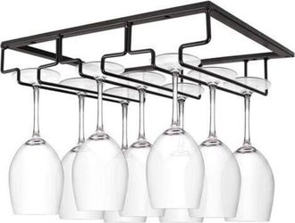 OEM Soporte Para Copas De Vino De Acero Inoxidable De 3 Niveles, Decoraci&oacute;n De Mesa Para Bar O Cocina, Negro