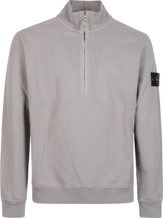 Stone Island Zip-throughs - Heren - Vesten met rits - Grijs - L - Hoodies & sweatvesten