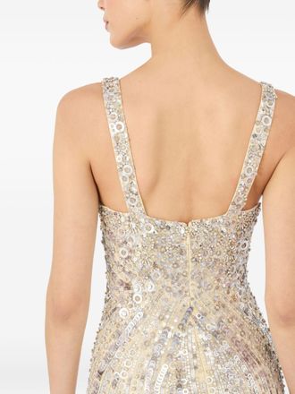 Jenny Packham Womens Dress Da Vinci Ivory Nylon