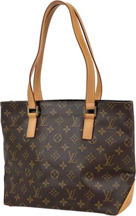 Louis Vuitton Brown Monogram Shoulder Bag Tote Bag (Pre-Owned)
