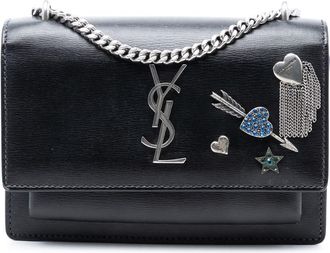 Saint Laurent Pre-owned Saint Laurent Mini Calfskin Monogram Lucky Charms Sunset Wallet on Chain Ladies 3YGXQXLX984XPSDC