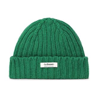 Le Bonnet Beanie - Dames - Hoeden - Groen - ONE Size - Wol - Accessoires