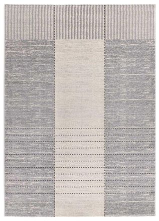 Atticgo Alfombra moderna gris/beige 133x190 cm