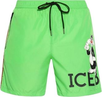 Iceberg Looney Tunes Heren Kostuum - Heren - Strandmode - Groen - 2XL - Polyester - Badmode