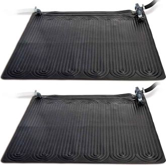 Intex Esterilla Calefactora Solar Pvc 2 Uds 1,2x1,2 M Negra 28685 Intex