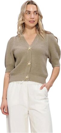Notre-V Truien & Vesten, Dames, Beige, XS, Nv-Hidy Cardigan