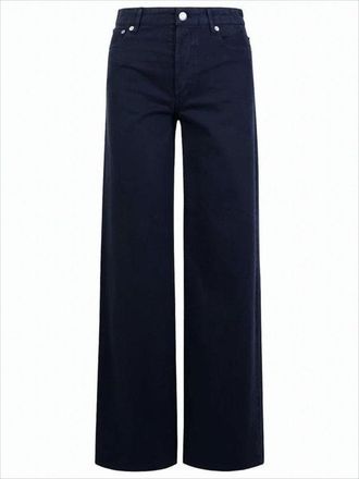 A.P.C. Wide-Leg Indigo Denim Pants