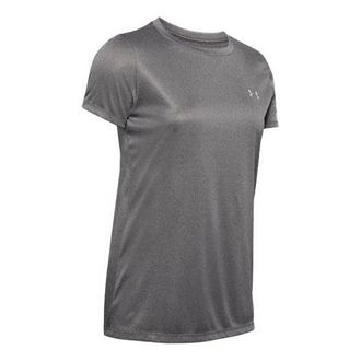 Under Armour (WMNS) Under Armour UA Velocity Solid Crew Short Sleeve Gray 1298706-090