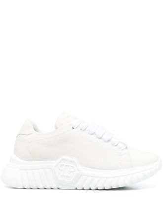 Philipp Plein chunky lace-up sneakers - White