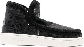 Mou Sneakers con cuciture decorative - Nero