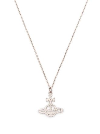 Vivienne Westwood Collana con cristalli - Argento