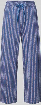 Lascana Pyjama-Hose mit elastischem Bund in Blau, Größe 32-34