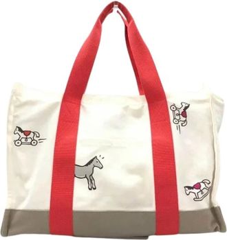 Herm&egrave;s Pre-owned Tote Bags, female, Multicolor, Size: ONE SIZE Pre-owned Pouch