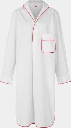 S&eacute;bline Thread Hand-Embroidered Cotton Shirt Dress