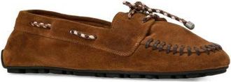 Aquatalia Qually Weatherproof Loafer in Cognac Suede at Nordstrom, Size 10.5