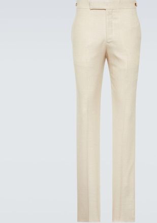 Gabriela Hearst Sebastian wool and silk slim pants