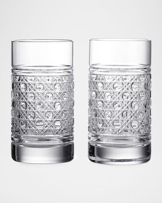 Waterford Opulence 12 oz. Crystal Highball Glasses, Set of 2