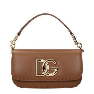 Dolce & Gabbana Donnas Borse Marrone E Pelle Marrone