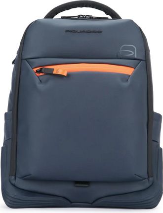 Piquadro Corner Special Rugzak - Heren - Rugzakken - Blauw - ONE Size - Polyester - Tassen