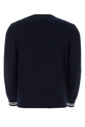 Valentino Garavani Cotton-Knit Sweater - Navy
