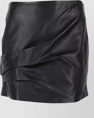 Isabel Marant leather fitted skirt