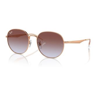 Ray-Ban Rose Gold/Violet Shaded Zonnebril - unisex - Zonnebrillen - Geel - 57 MM - Accessoires
