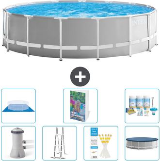 Intex Piscina Prism Frame Redonda - 457x122 Cm - 8-piezas S599