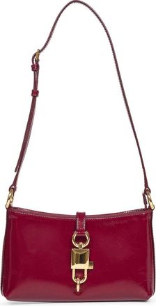 Dolce & Gabbana Lock Schoudertas - Dames - Schoudertassen - Rood - ONE Size - Katoen - Tassen